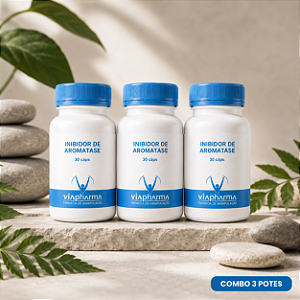Combo de 3 potes de Inibidor de Aromatase 30 Cápsulas