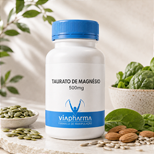 Taurato de magnésio 500mg 60 Cápsulas