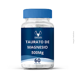 Taurato de magnésio 500mg 60 Cápsulas