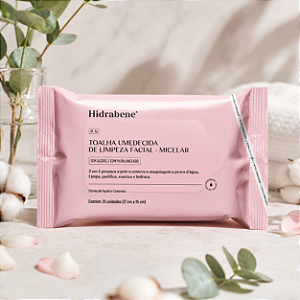 Toalha micelar Hidrabene