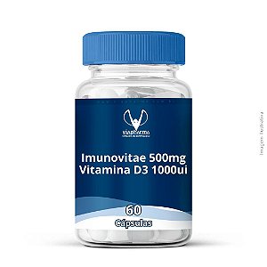Imunovitae 500mg + Vitamina D3 1000ui 60 cápsulas