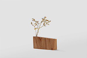 Vaso Solitário Chanfros Grande