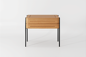 Mesa de Cabeceira Gabie Grande 2 Gavetas