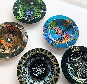 Cinzeiro de Metal Sadhu Estampado
