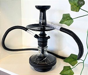 Narguilé Pequeno Monster Preto Compacto