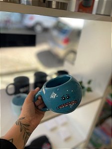 Caneca Rick and Morty Azul