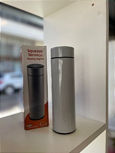 Garrafa Térmica Digital 600ml Inox
