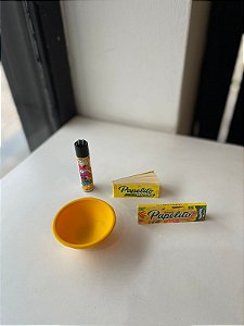 Kit Cuia + Seda + Piteira + Isqueiro