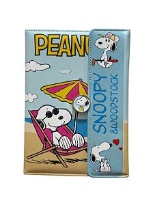 Caderno capa almofadada Snoopy