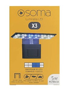 Luminária X3 5W cores SOMA