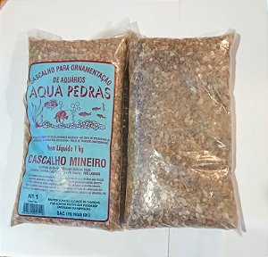 Cascalho Mineiro pct 1kg