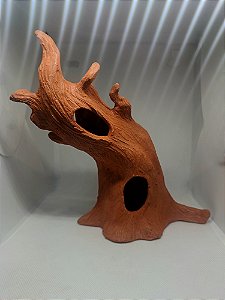 Toca Árvore alta - enfeite de cerâmica