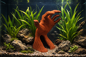 A Mão - enfeite de cerâmica