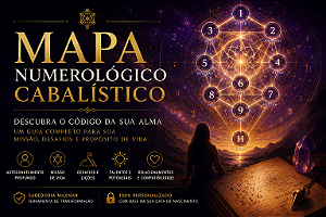Mapa Numerológico e Assinatura Cabalística