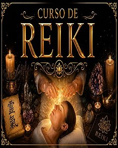 Curso Completo de Reiki Níveis 1, 2, 3 e Mestrado