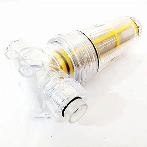 FILTRO DE LINHA COPO LONGO TRANSPARENTE