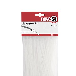 ABRAÇADEIRA DE NYLON-PACOTE COM 100 PEÇAS 400 x 4,8mm
