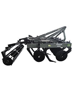 Escarificador Mega Rural 05 Hastes Desarme Aut. c/Disco e Rodas