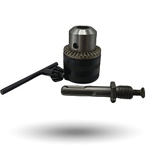 Mandril Com Chave E Adaptador 3 Peças Danmi