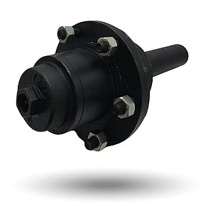 Cubo de roda 6 F Com Eixo 2'' Aro Trator/Carreta