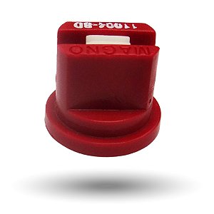Bico Leque De Cerâmica Baixa Deriva Vermelho 110° 04 Magnojet Para Pulverizador