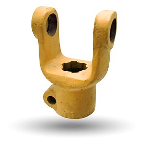 Terminal Furo Estriado 6 Estrias 1 3/8"  C/Aperto Lateral - TCN 33