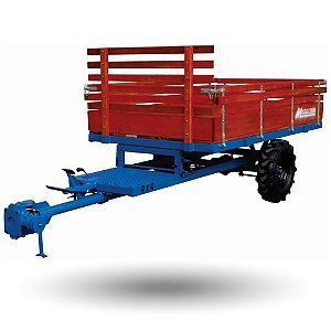 Carreta Tracionada Basculante Marcassio Para Micro Trator