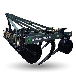 Subsolador Mega Rural 07 Hastes Desarme Aut. C/Disco E Roda