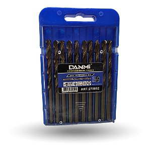 Kit De Brocas Para Aço 5,2mm 10 Peças Danmi