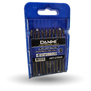 Kit De Brocas Para Aço 4mm 10 Peças Danmi
