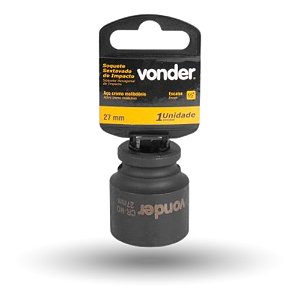 Soquete Sextavado de Impacto Encaixe de 1/2" x 27,0mm Vonder