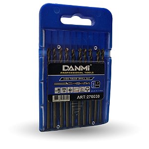 Kit De Brocas Para Aço 3mm 10 Peças Danmi