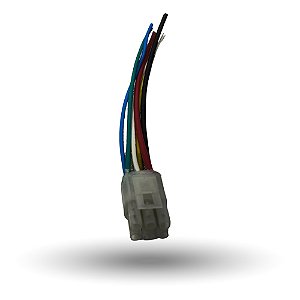 Conector Macho Com Terminais 6 Pinos Tecnomark