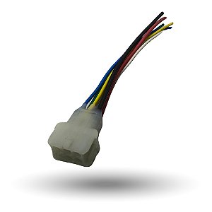 Conector Fêmea Com Terminais 6 Pinos Tecnomark