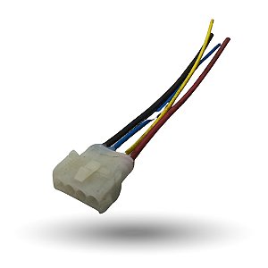 Conector Fêmea Com Terminais 4 Pinos Tecnomark