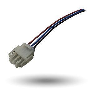 Conector Macho Com Terminais 3 Pinos Tecnomark