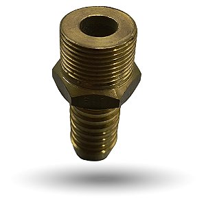 Niple de Latão Bico Para Mangueira 3/4" com Rosca 3/4"