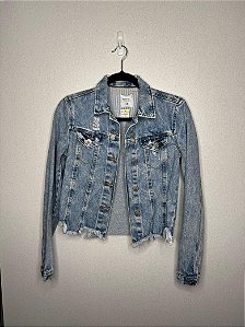 Jaqueta Jeans Blue Steel PP Destroyed