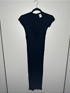 Vestido Preto Elegante PP Justo