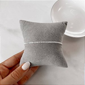 Pulseira Corrente Esteira 2.4mm em Prata 925