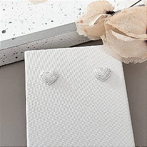 Brinco Coração Abaulado