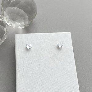 Brinco Ponto de Luz Redondo 6mm