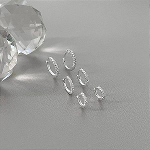 Brinco Argola Trio Redonda