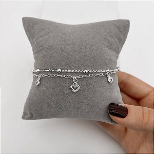 Pulseira entremeio dupla