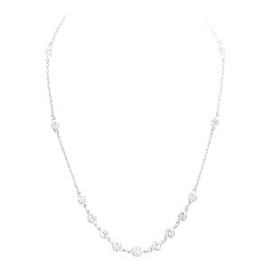Colar Choker Zircônias Cristal Super Luxo