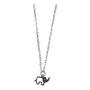 Colar Pingente Elefante