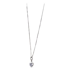 Colar Pingente Coração Zircônia Cristal