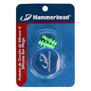 PROTETOR AURICULAR HAMMERHEAD PLUG SILICONE 2 PEÇAS