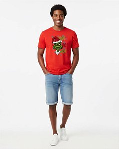 Camisa Unissex Grinch Natal Efeito Feltro