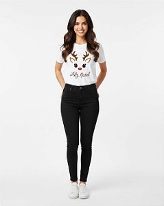 Camiseta Básica Natal Rena